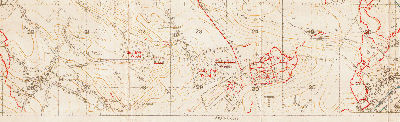Mirvaux to Contay Trench Map 24th July 1918